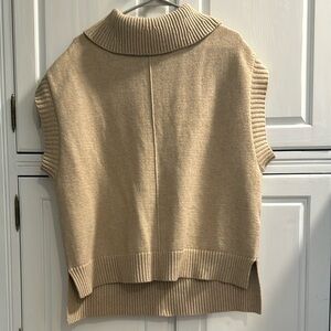 Moth Anthropologie Oversized Cowl Sweater Vest